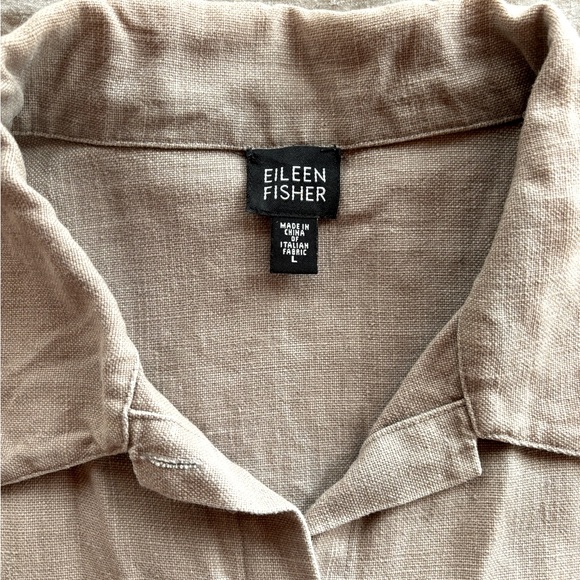 Vintage Eileen Fisher Linen Chore Coat - Picture 2 of 8